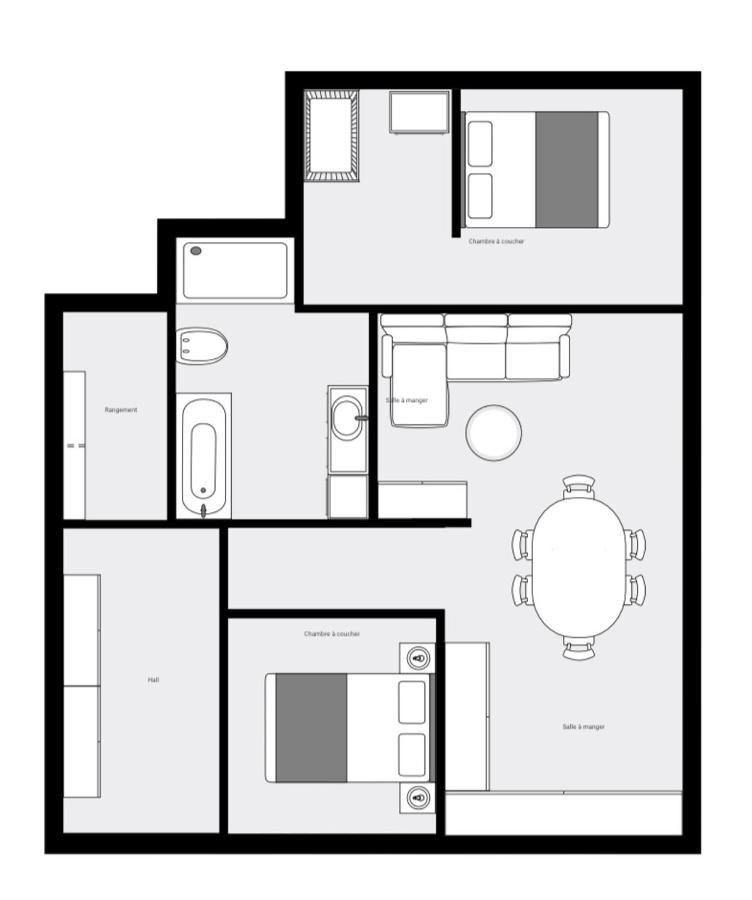 Maison En Plein Centre Avec Terrasse Et Jardin Вьельсальм Экстерьер фото
